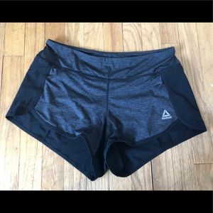 Black/gray Reebok Athletic Shorts